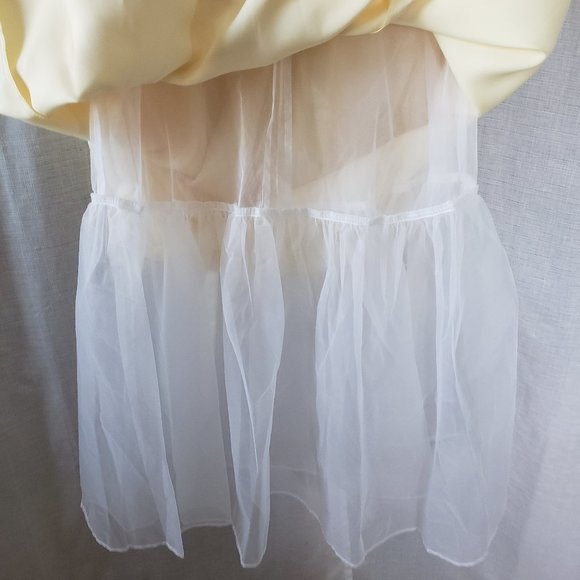 Jessica McClintock Pale Yellow Girls Dress Size 16 - Picture 12 of 12